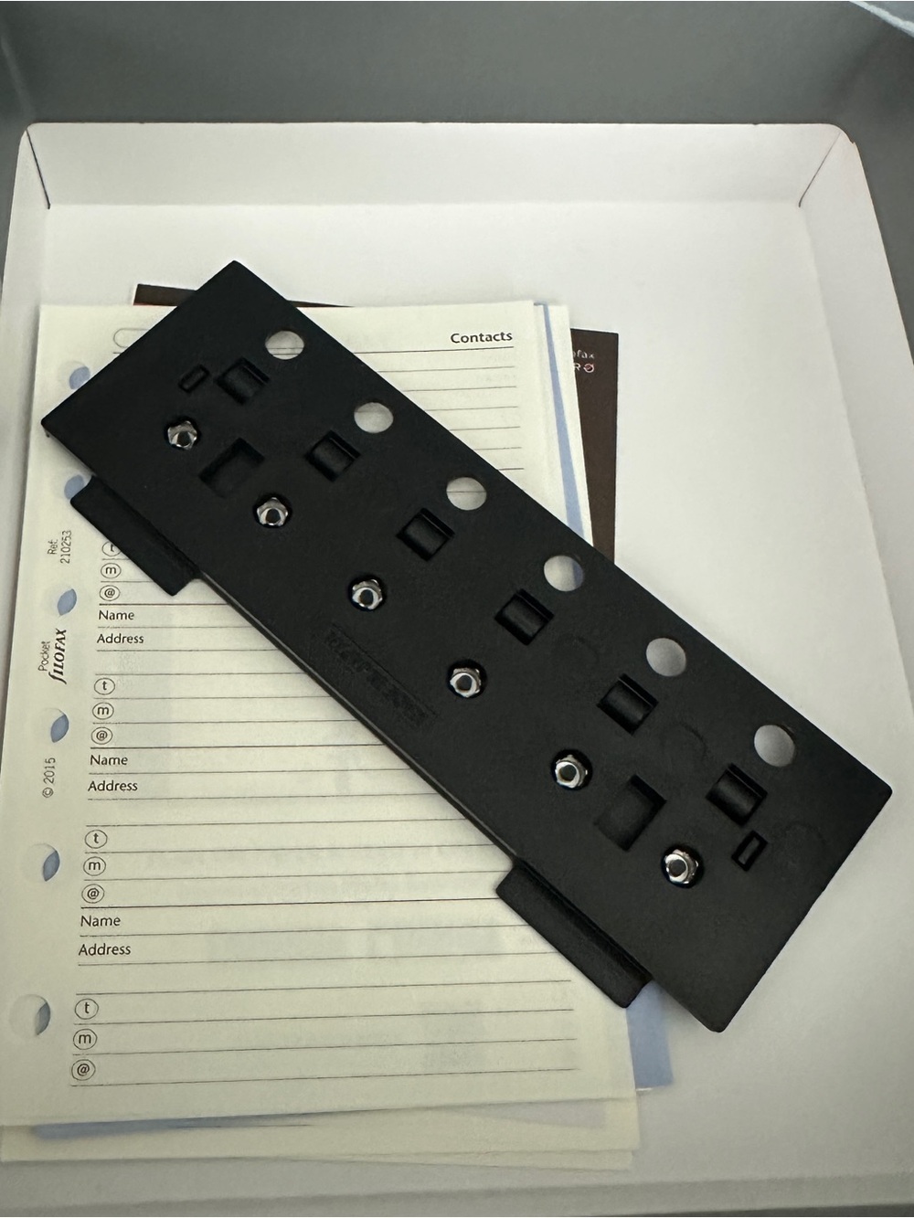 Filofax Pocket Leather Organizer Brown + 2026 Inserts, Refills & Hole Punch - Picture 10 of 14